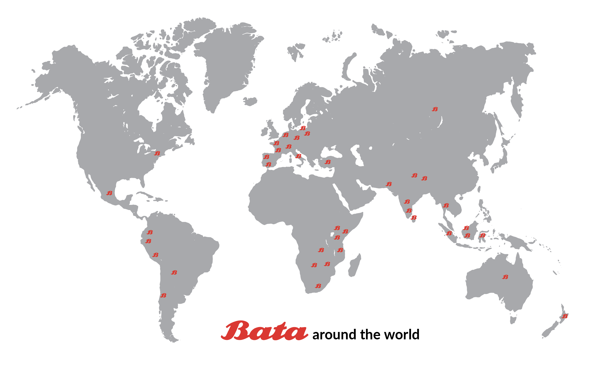 Bata World Map